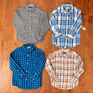 🚫SOLD🚫EUC Little Boys Button down Shirt Lot Sz 5